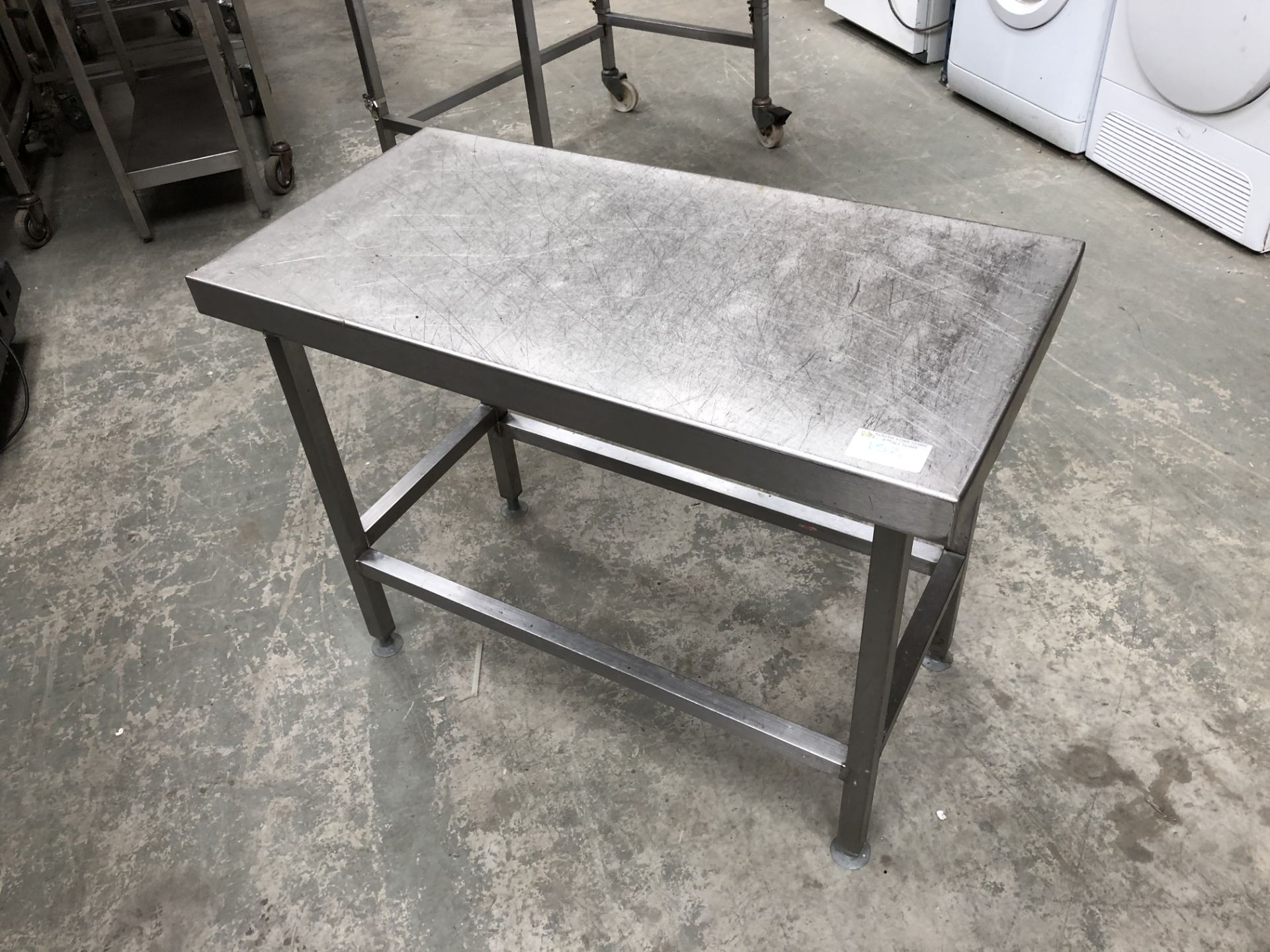 Stainless Steel Table On Wheels