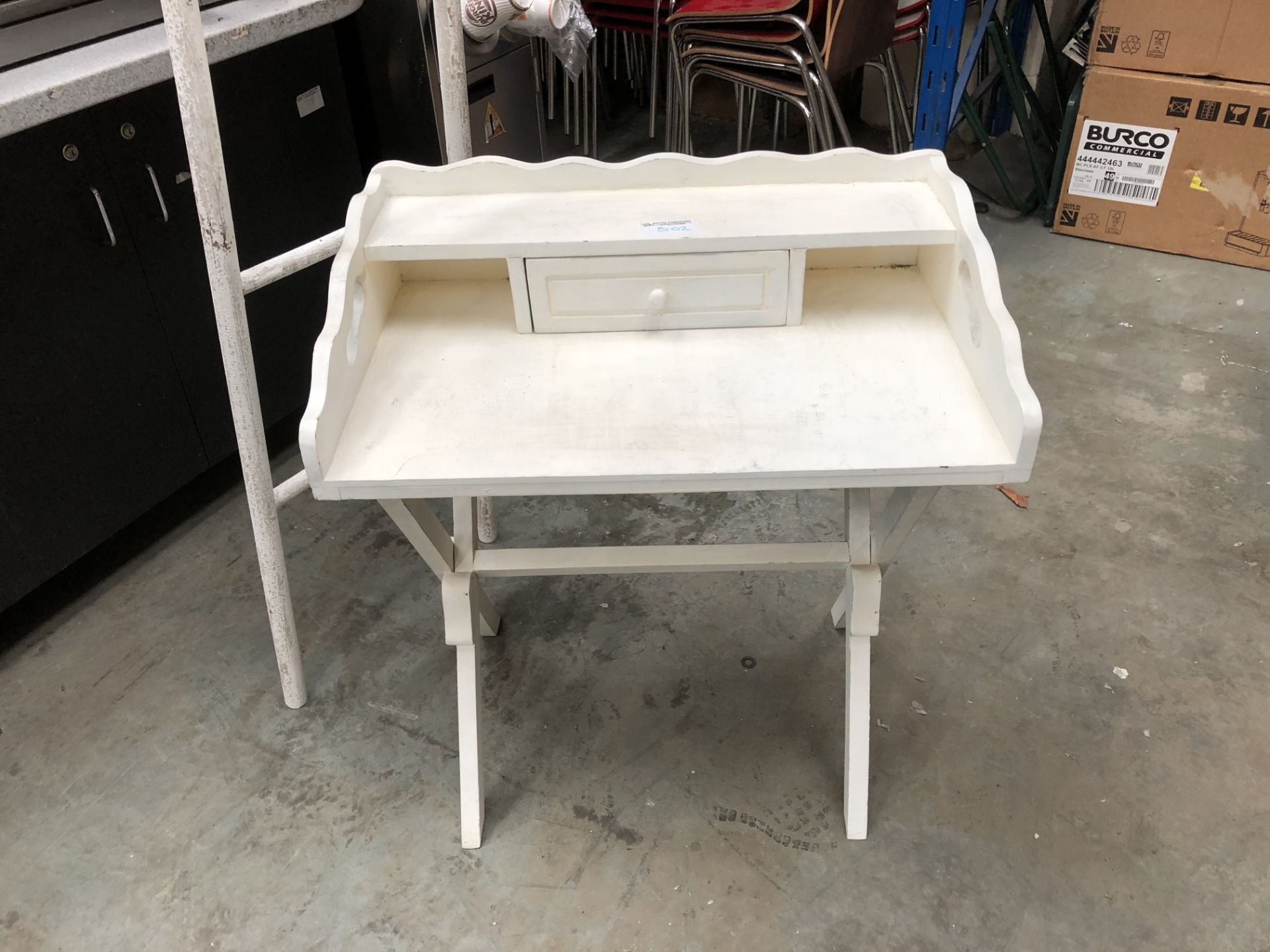 Butler Writing Desk on Stand and a Ladder