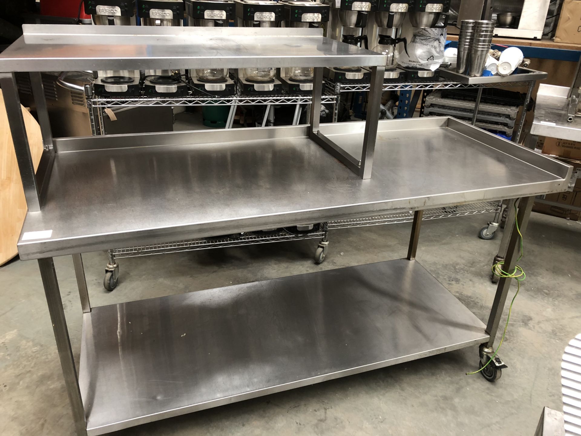 Stainless Steel Table on Wheels