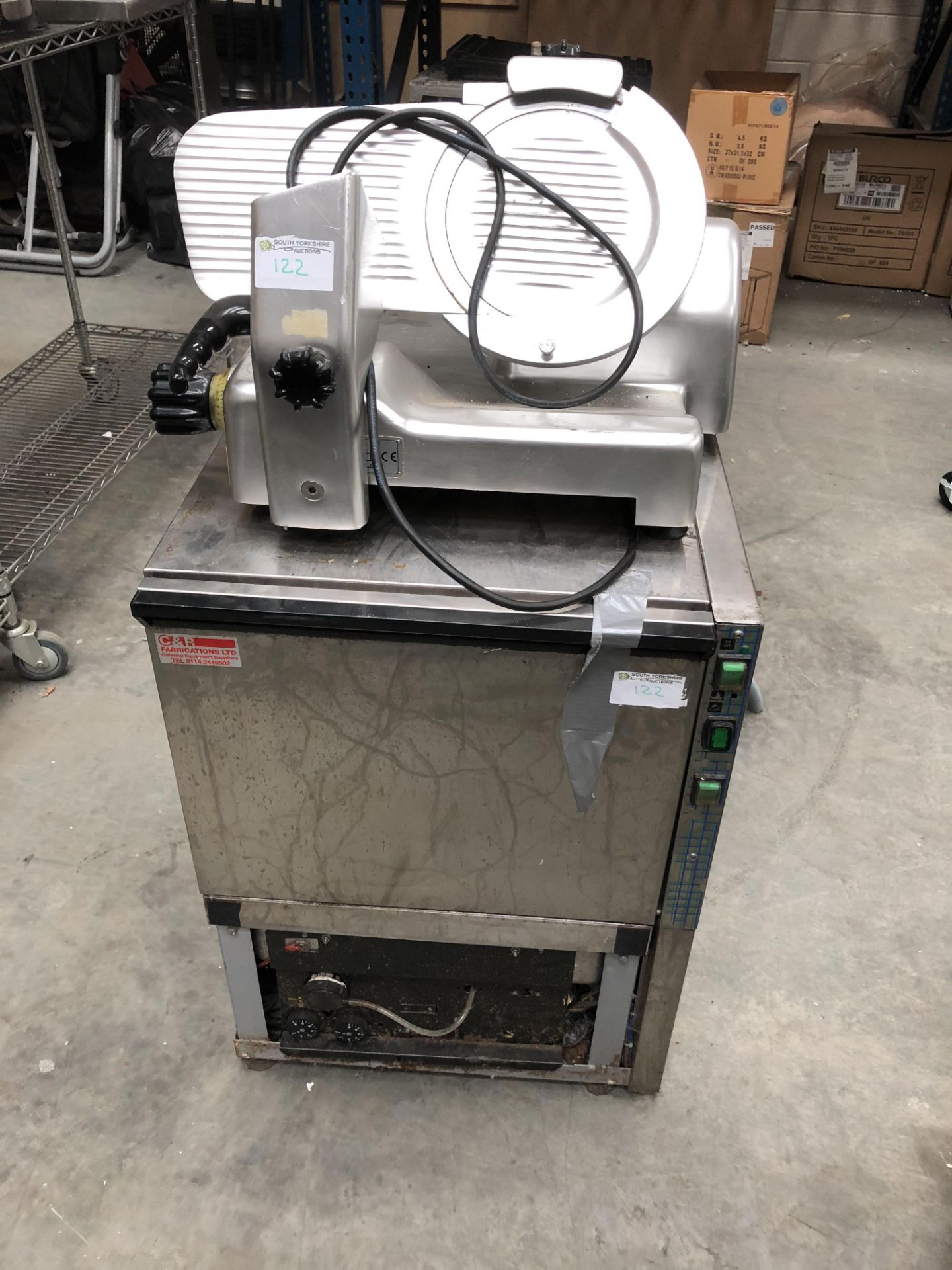 Sherwood Glass washer and Meat Slicer