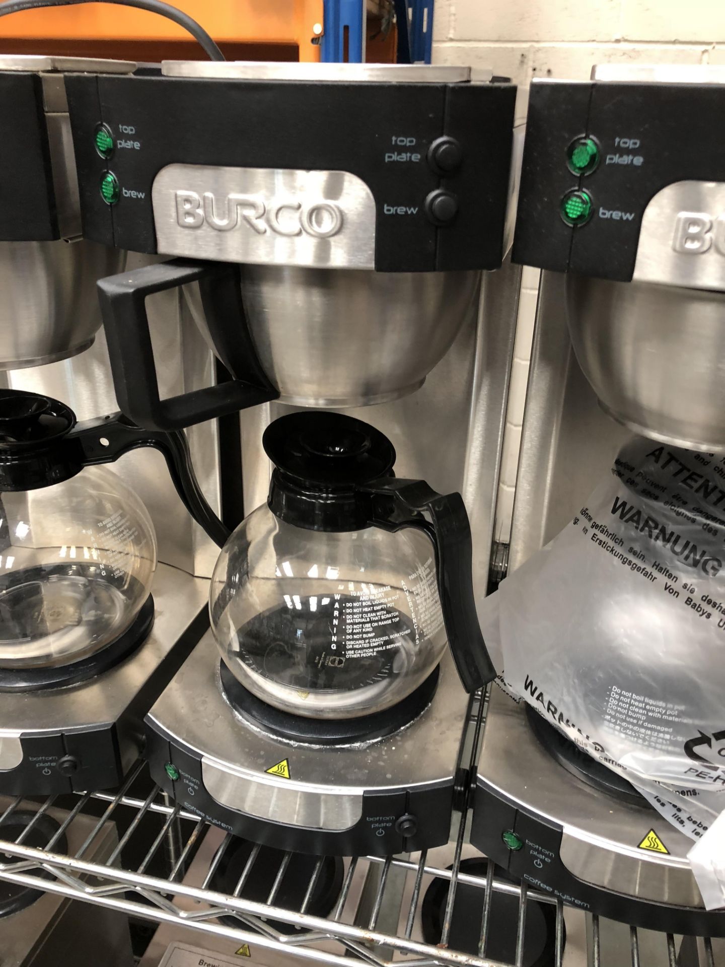 Burco Commercial Twin Pad Coffee Brewer