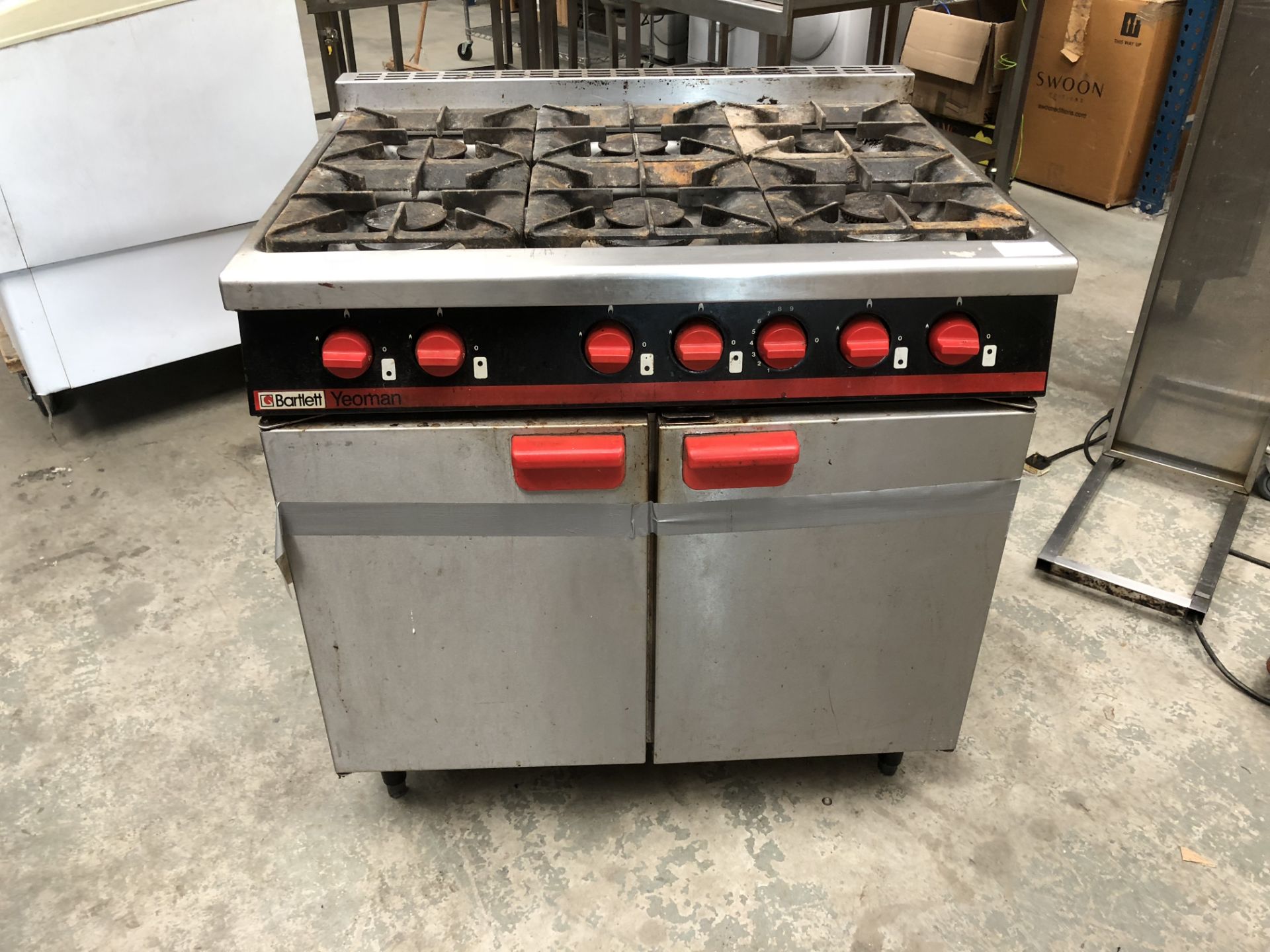 Bartlett 6 Burner Gas Range