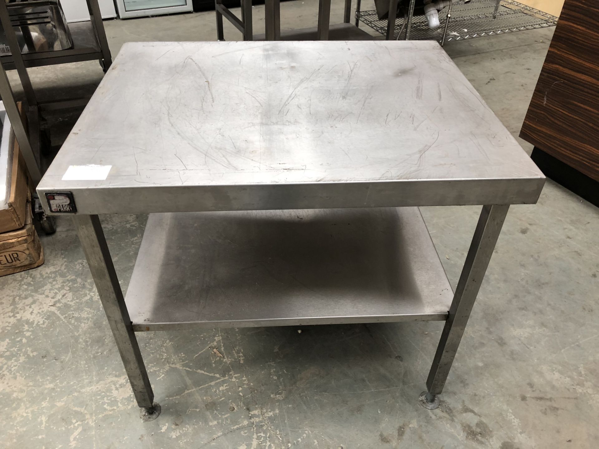 Stainless Steel with Under Shelf