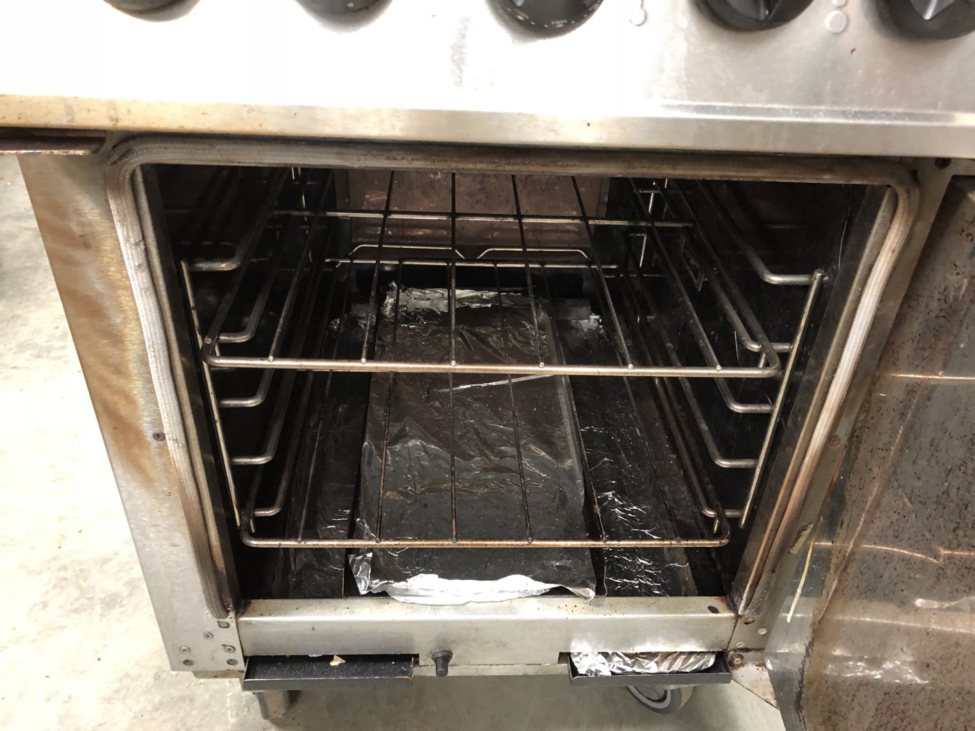 Falcon Dominator Nat Gas 4 Burner Cooker Oven - Image 3 of 3