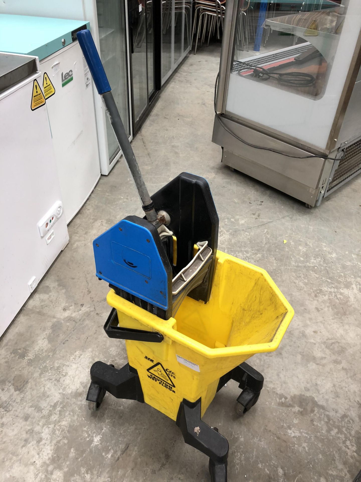 Mop Bucket with Wringer and Wheels