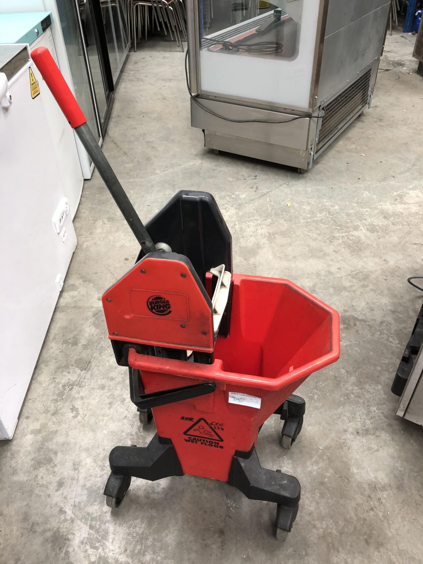 Mop Bucket with Wringer and Wheels