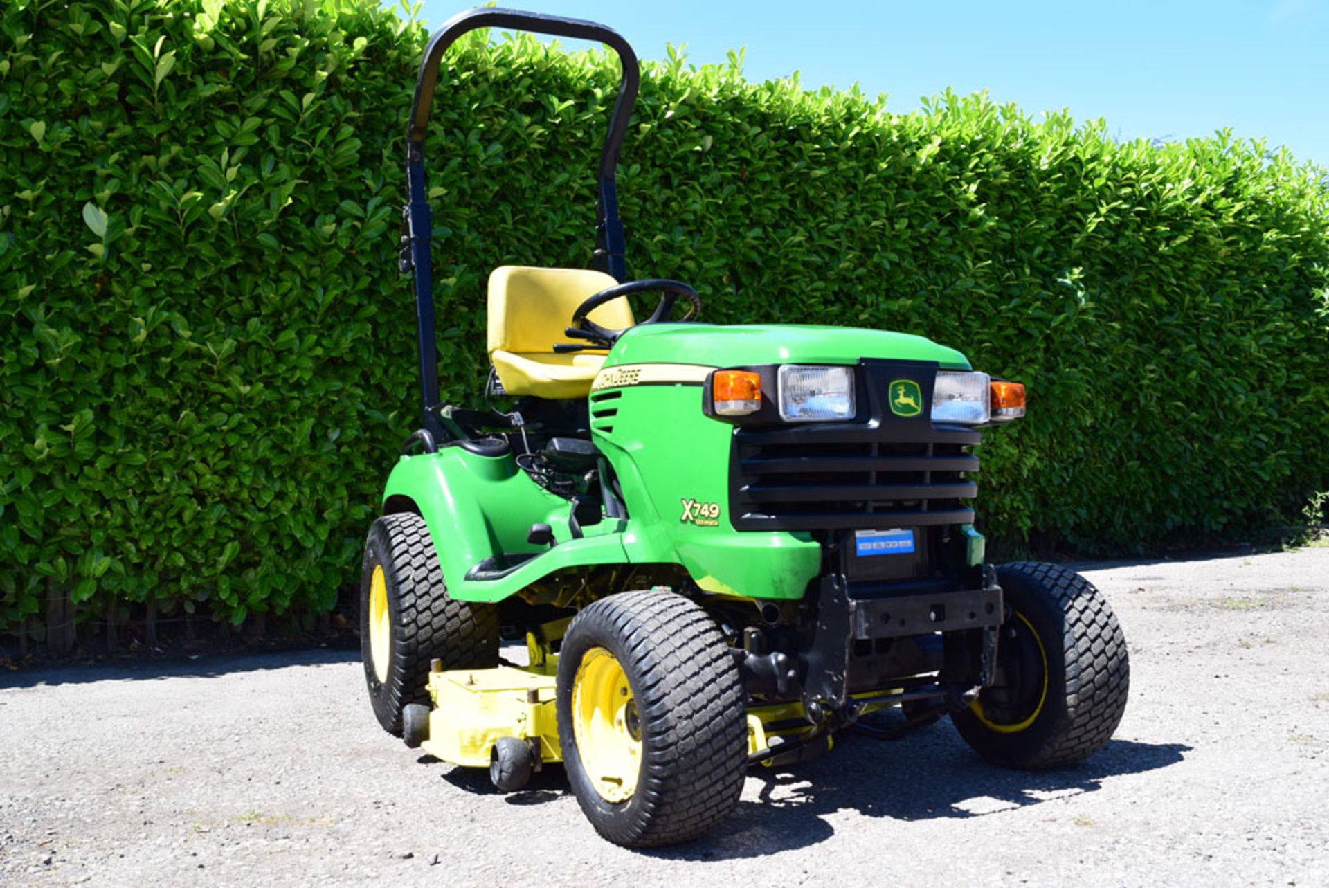 2011 John Deere X749 4 Wheel Steer Garden Tractor With 52" Rotary Deck - Image 4 of 11