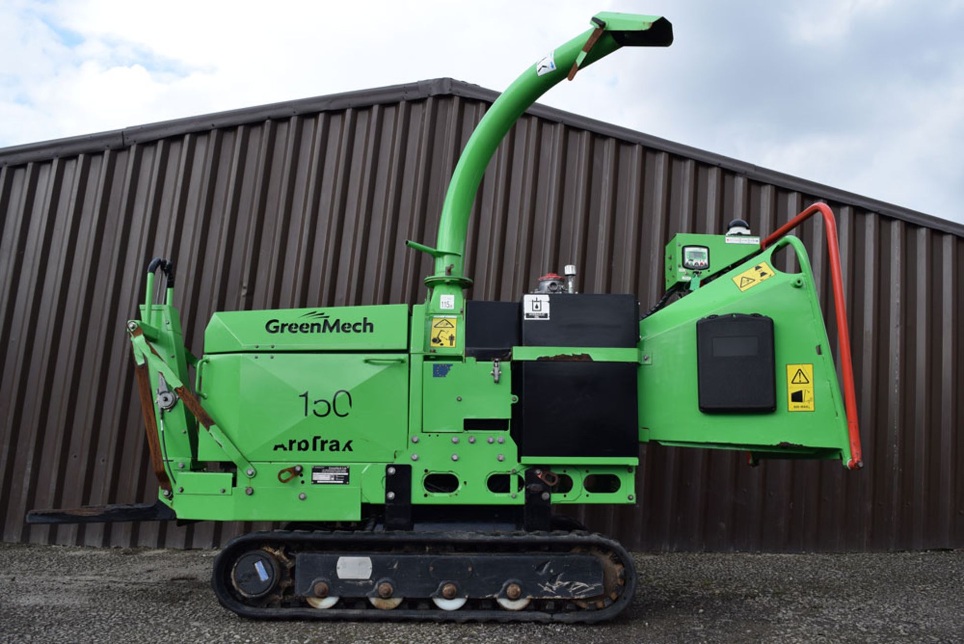 2014 GreenMech ArbTrak 150-35 6" Tracked Chipper