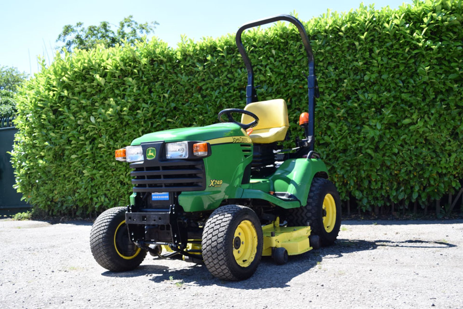 2011 John Deere X749 4 Wheel Steer Garden Tractor With 52" Rotary Deck