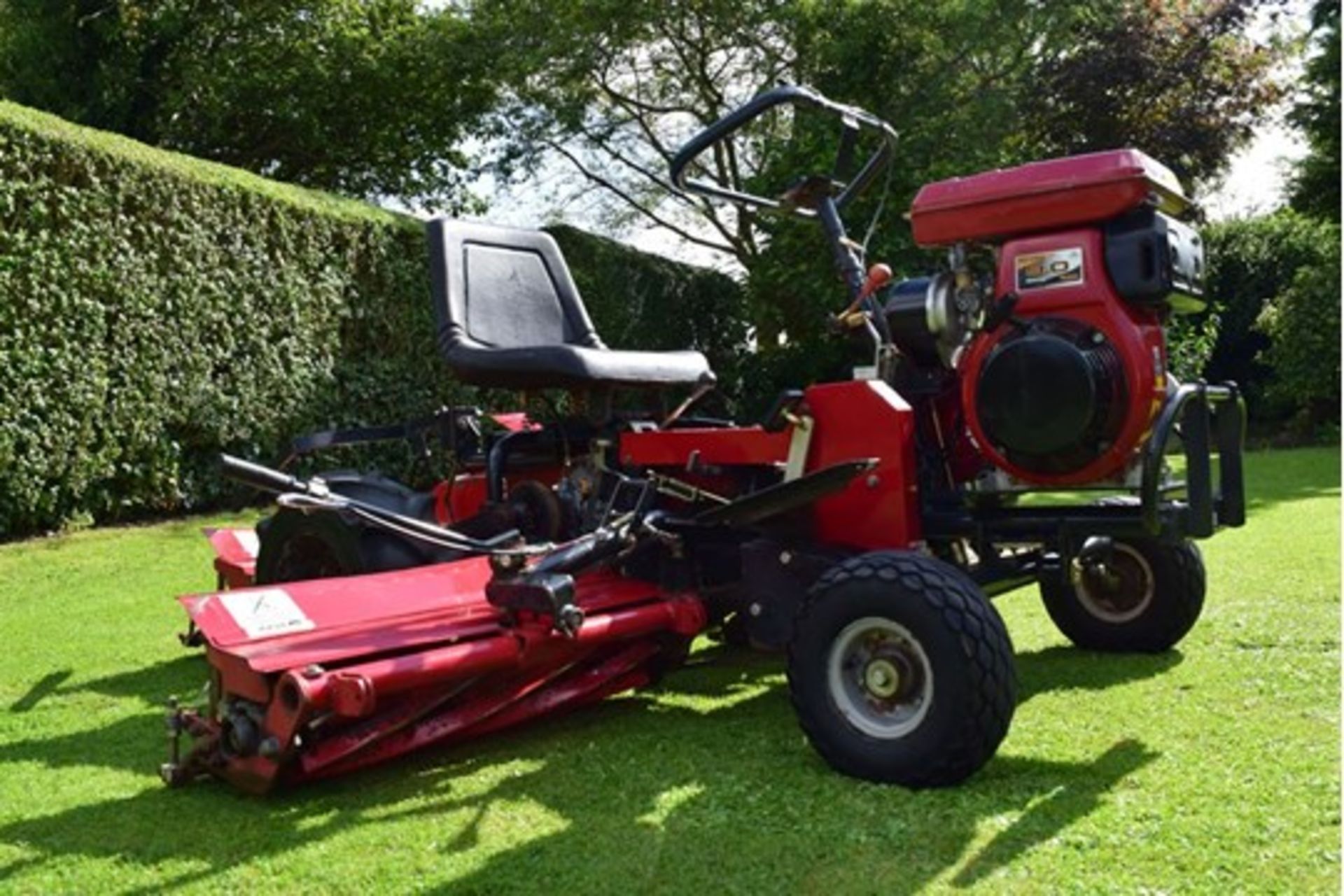 Saxon Triple LM180B Ride On Cylinder Mower