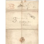 1821 Postal History - Entire with handstamp CHISWICK Postmark