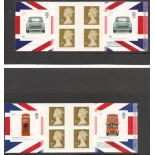 GB Stamps - British Design Classics booklets and presentation pack