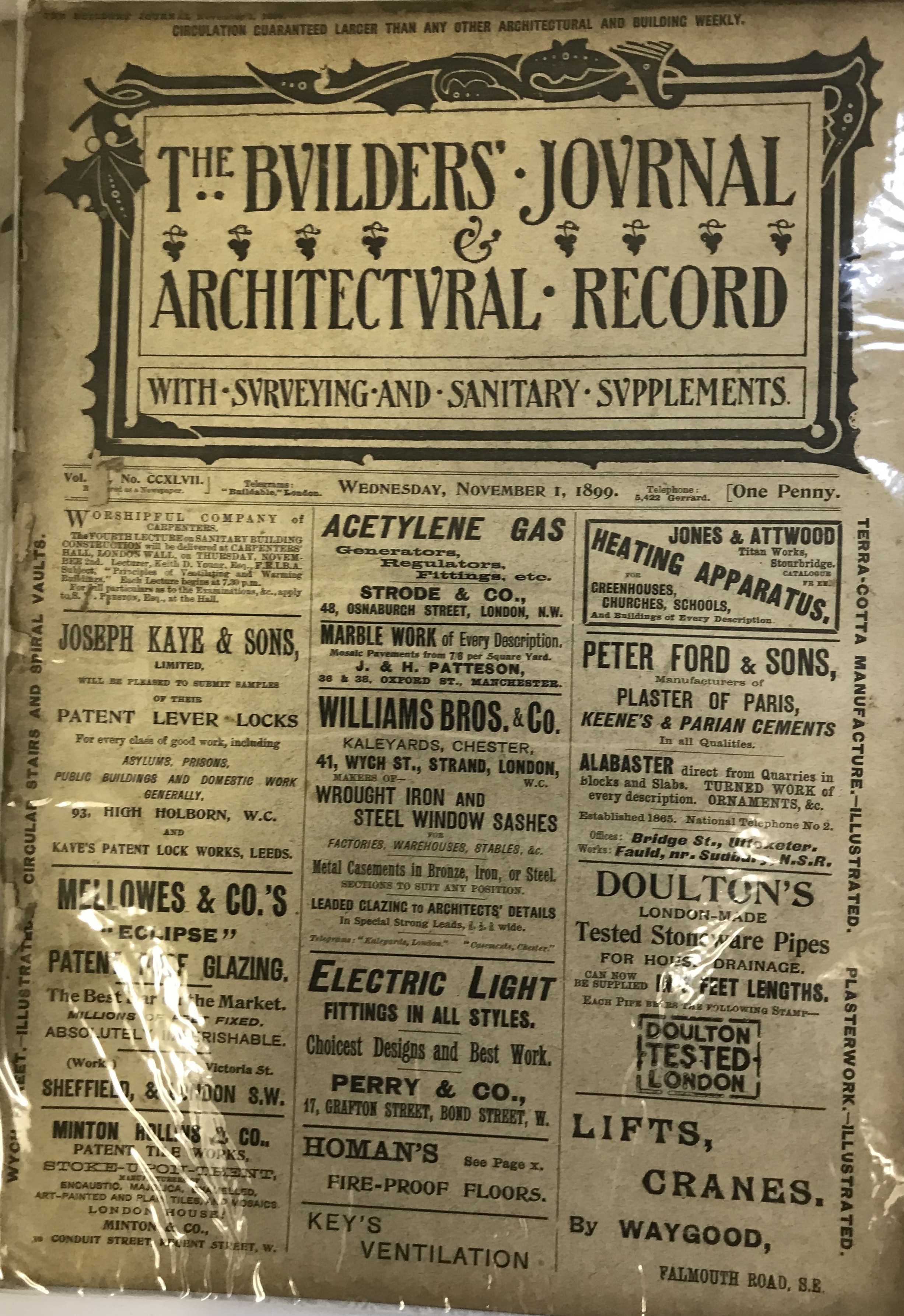 THE BUILDERS JOURNAL 1899 -1902 - Image 8 of 18