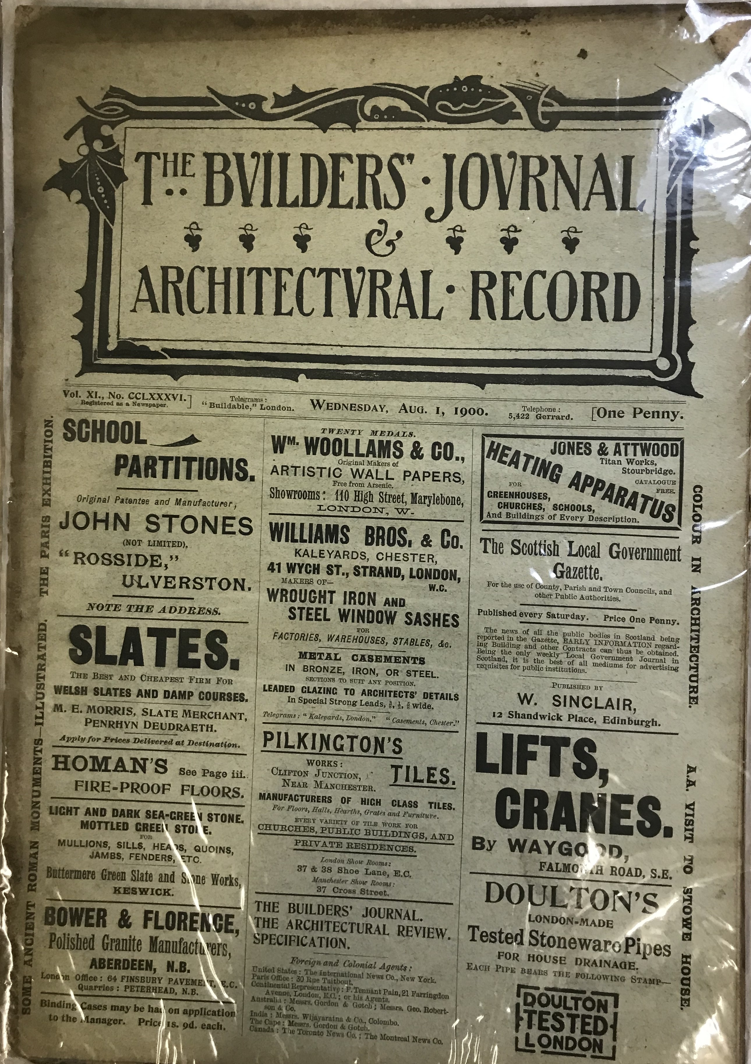 THE BUILDERS JOURNAL 1899 -1902 - Image 13 of 18