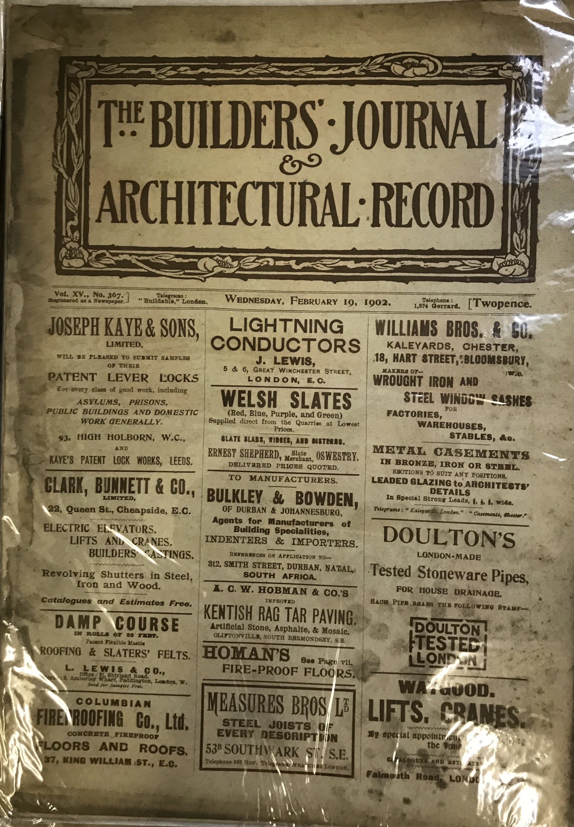 THE BUILDERS JOURNAL 1899 -1902 - Image 11 of 18