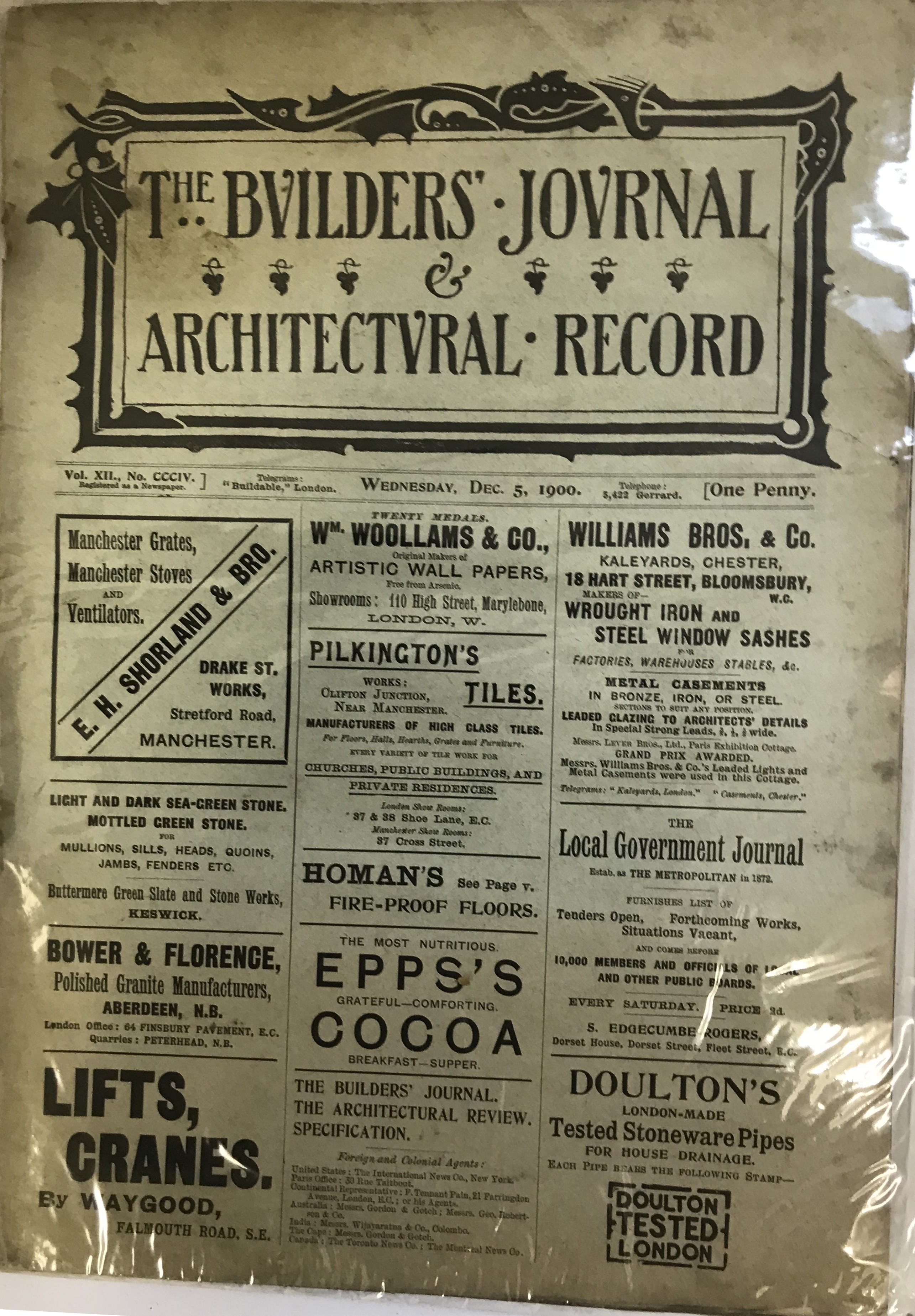 THE BUILDERS JOURNAL 1899 -1902 - Image 6 of 18