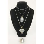 sterling silver mixed pearl jewellery