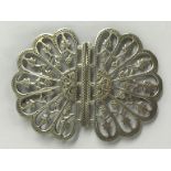 SILVER BROOCH - MADE OF NURSE BUCKLE HALLMARKED 1901