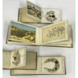 FIVE JEWISH JERUSALEM HOLY LAND WOODEN BOOKS