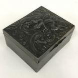 CHINESE COINS IN BRONZE BOX (INC. SILVER)