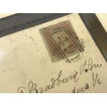 RED PENNY ON THE LETTER IN A WESTMINSTER COLLECTION FOLDER
