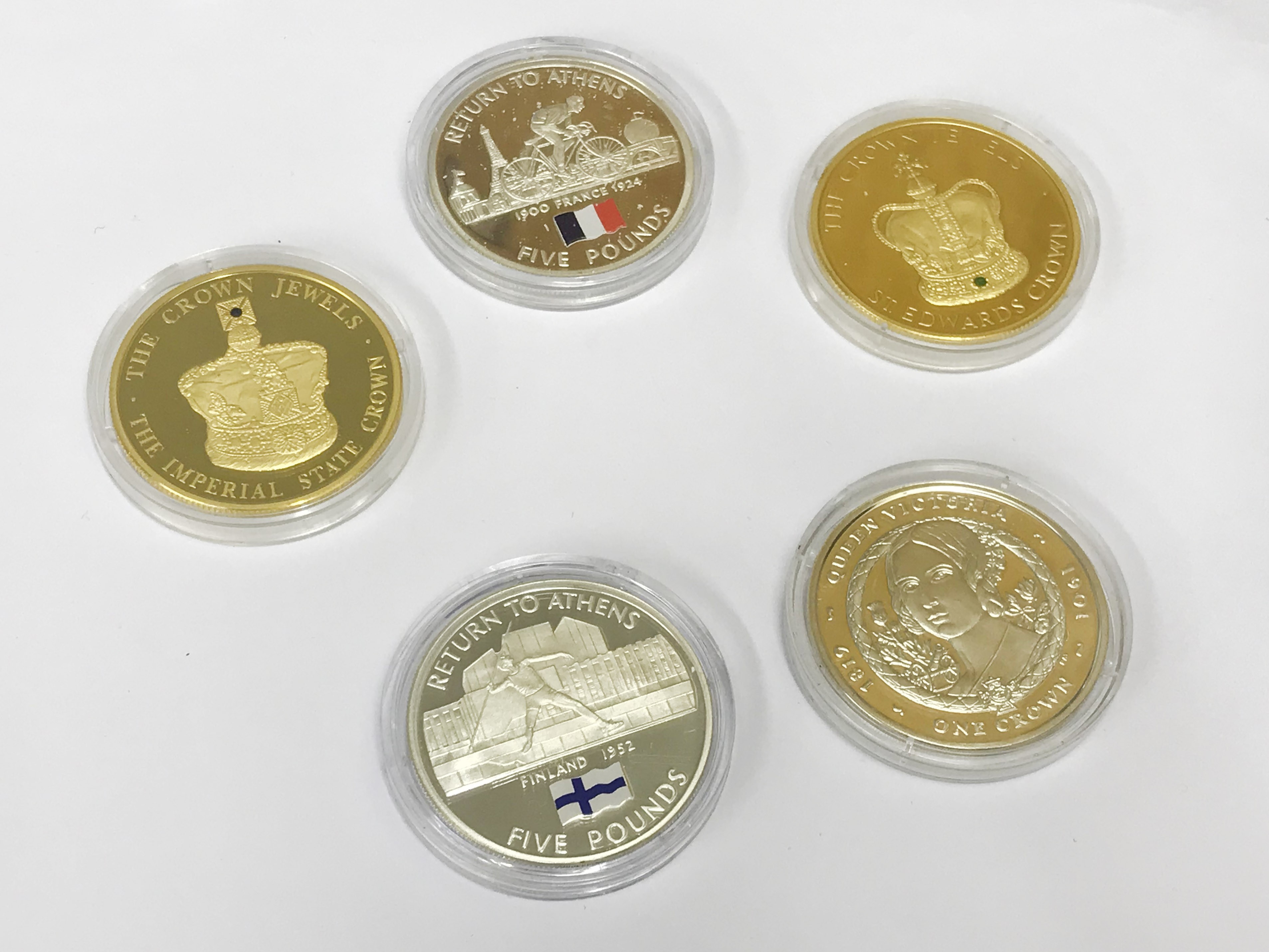 FIVE CASED SILVER COLLECTORS COINS - Image 4 of 14