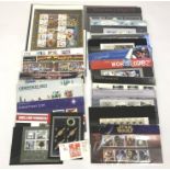 COLLECTION OF GB MINT STAMPS PRESENTATION PACKS GOOD VALUE
