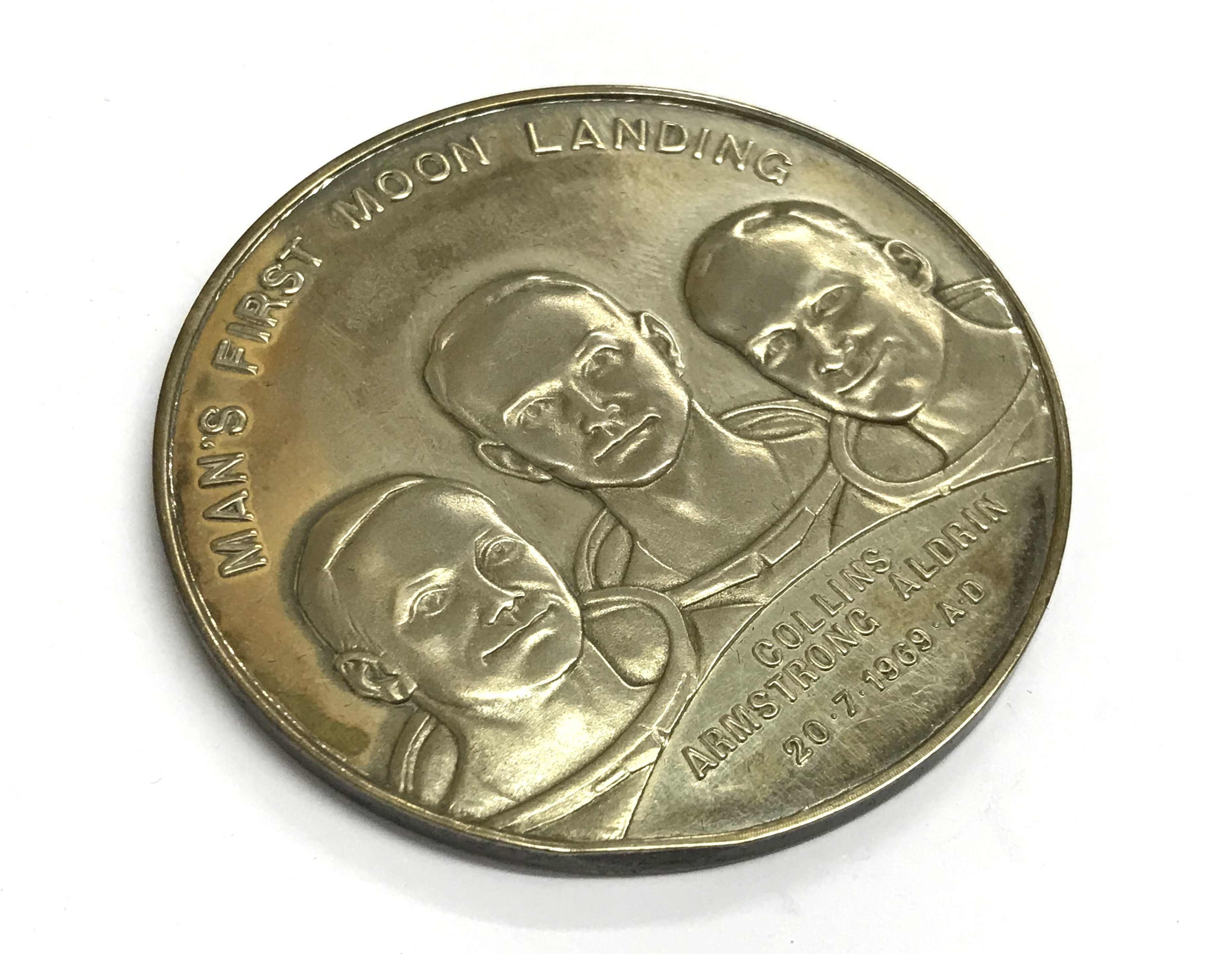 MOON LANDING & APOLLO-SOYUZ SILVER MEDALS - Image 4 of 9