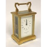 MAPPIN & WEBB BRASS CARRIAGE CLOCK