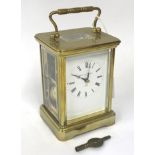 MATTHEW NORMAN BRASS CARRIAGE CLOCK