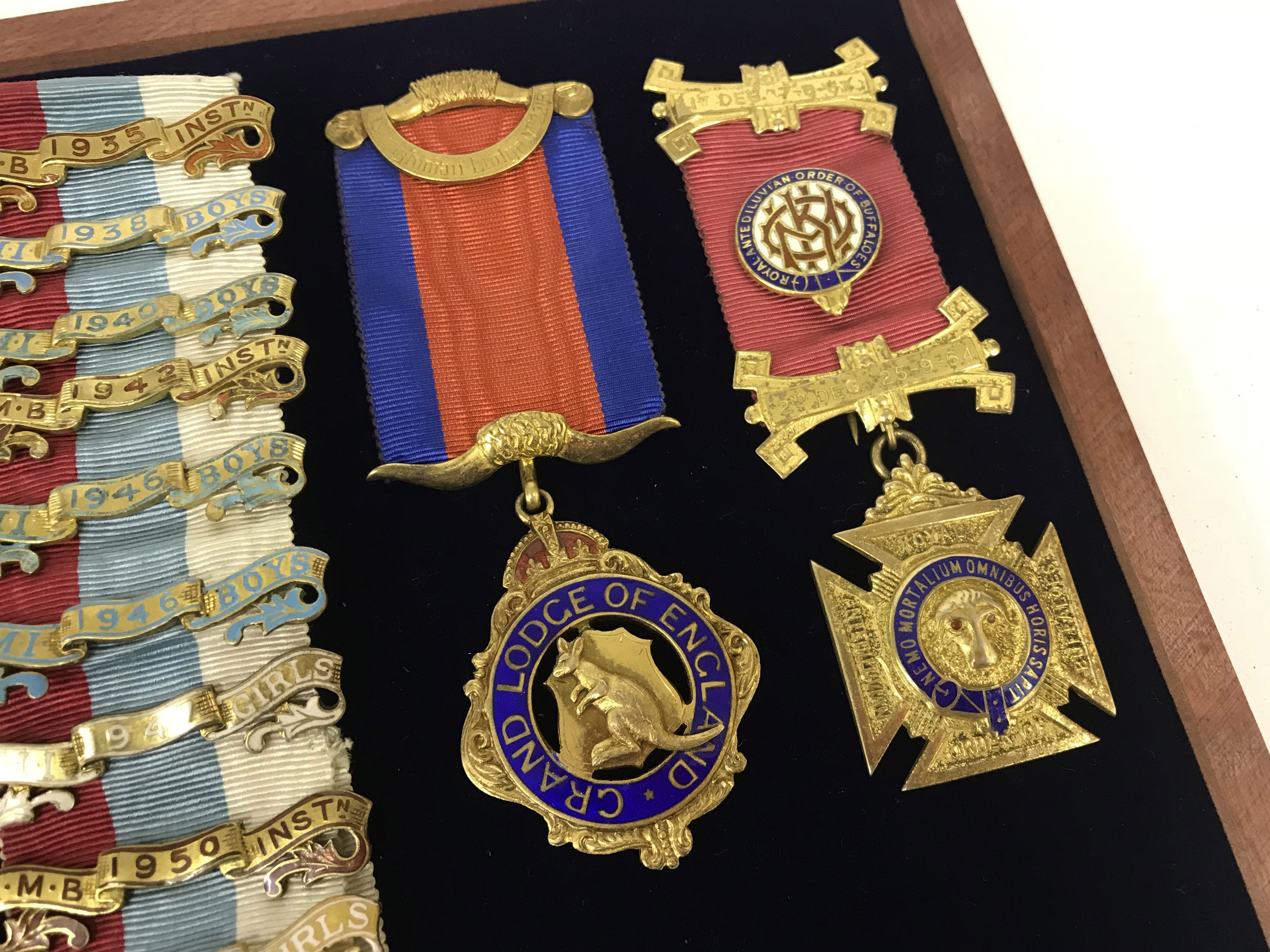 GOLD & SILVER MASONIC MEDALS - Image 4 of 7