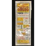 VINTAGE DE-RESZKE AND LEPINO'S CIRCUS POSTER