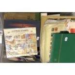 LARGE QUANTITY OF STAMPS IN ALBUMS, PAGES