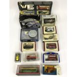 COLLECTION OF 18 VINTAGE VARIOUS BOXED MODELS TO INCLUDE 007 CORGI CLASSICS, STAR TREK VOYAGER