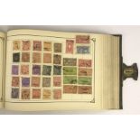 THE PERMANENT POSTAGE STAMP ALBUM TO INCLUDE BLACK PENNY, GOOD SELECTION OF EARLY AUSTRIA, INDIA