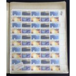 USA STAMPS MINT SHEETS IN A FILE