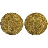 Edward IV, first reign (1461-70), gold "Rose" Ryal of ten shillings, light coinage (1465-70),