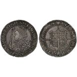 Elizabeth I (1558-1603), silver Crown, seventh coinage (1601-02), crowned ornate bust left in