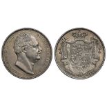 William IV (1830-37), silver Halfcrown, 1834, engraved by William Wyon, bare head right, W W block