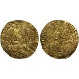 Edward III (1327-77), gold Half-Noble of Three Shillings and Fourpence, second period (1344-46),