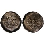 Stephen (1135-54), silver Penny, Watford type (c.1136-45), Stamford Mint, moneyer Lefsi, crowned