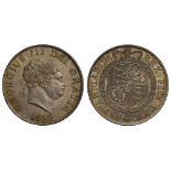 George III (1760-1820), silver Halfcrown, 1820, smaller laureate head right, date below, legend