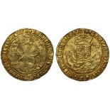 Henry VIII (1509-47), gold Sovereign, third coinage (1544-47), Tower Mint, initial mark lis both