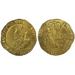 Charles I (1625-49), gold Unite of twenty shillings, Tower Mint under Parliament, group G, seventh