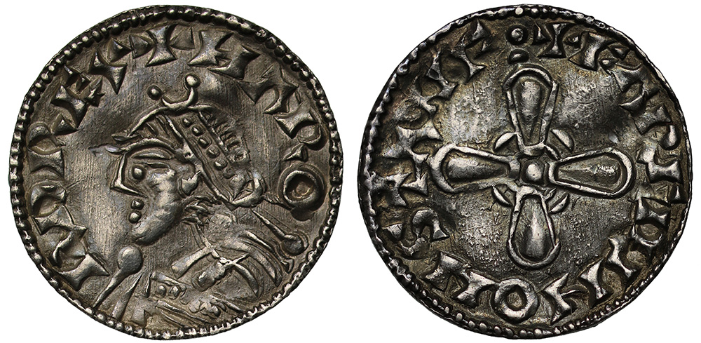 Harold I (1035-40), silver Penny, jewel cross type (c.1036-38), Stamford Mint, moneyer Fargrim,