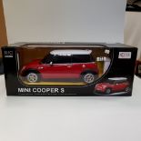 Rastar R/C Rastar Red Mini Cooper S 1/14