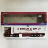 Corgi E. Pawson & Son Ltd Volvo with Box Trailer 1/50