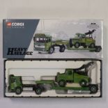 Corgi AEC Ergomatic Articulated, Scammell Highwayman Crane and Low Loader Set - Chris Miller - Stoc