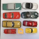 N/A 8 Assorted Loose Car Models