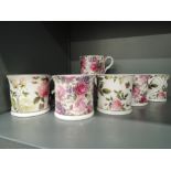A selection of new Creative tops Palace Mugs, Royal musk and Queen Elizabeth patterns